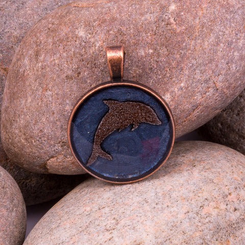 Leaping Dolphin Pendant (#1219)