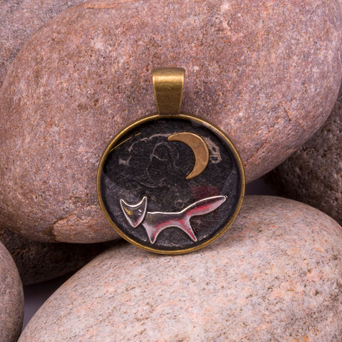 Forest Fox Pendant (#1226)
